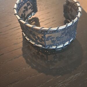 Black Lace Cuff Bracelet